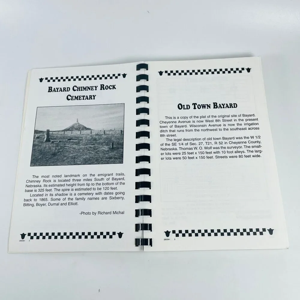 Recipes & Remembrances Bayard Chimney Rock Museum 1999 Cookbook Morris Press